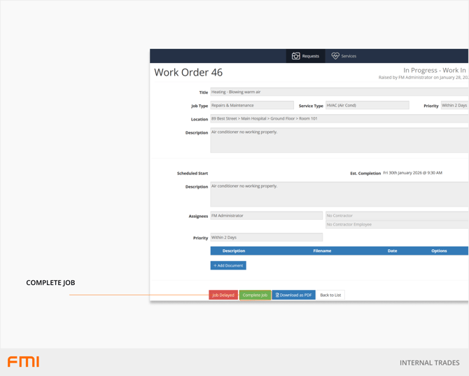 Completing WO 3 (Smarter Services)
