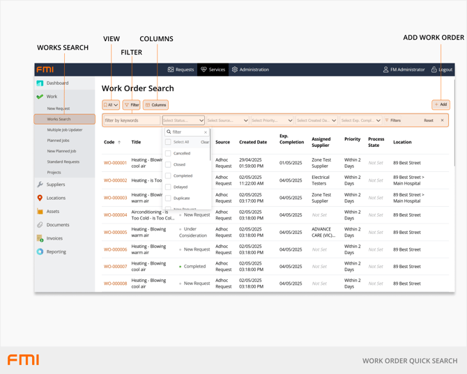 Work Order Quick Search (Smarter Services)(1)